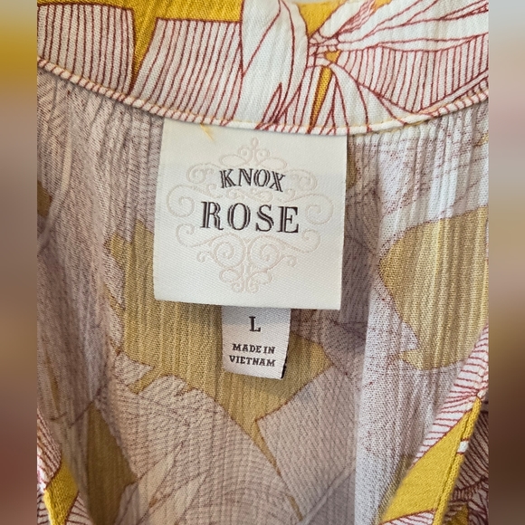 3/$25 Knox Rose Maxi Floral Boho Summer Tank Sleeveless Dress Size Large - Picture 2 of 5